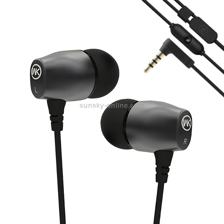 WK Design Wi120 Wired Stereo Music Earphone, Cable Length: 1.2m