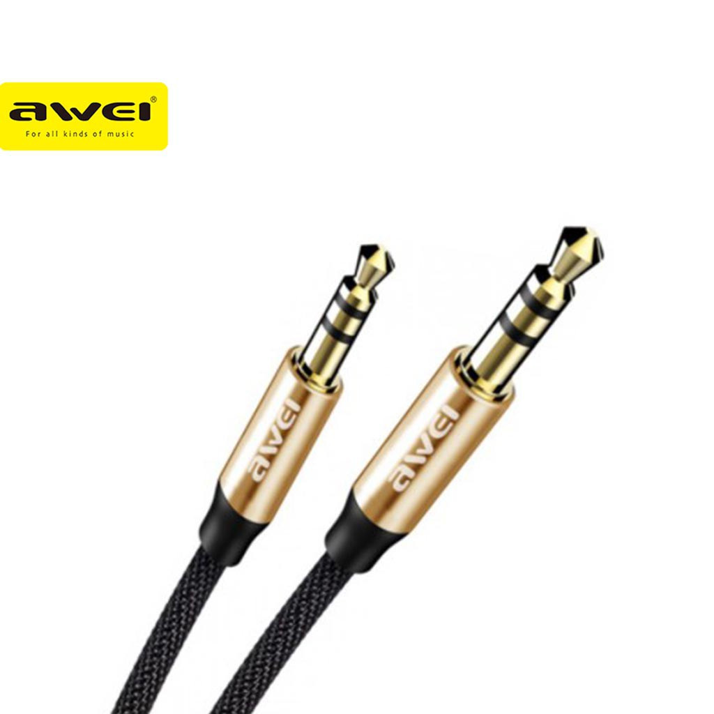 Awei AUX-001 Audio Cable 3.5mm 1-meter Jack Cable