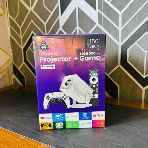 HCS350 Max Gaming Projector with Voice Remote and Android TV